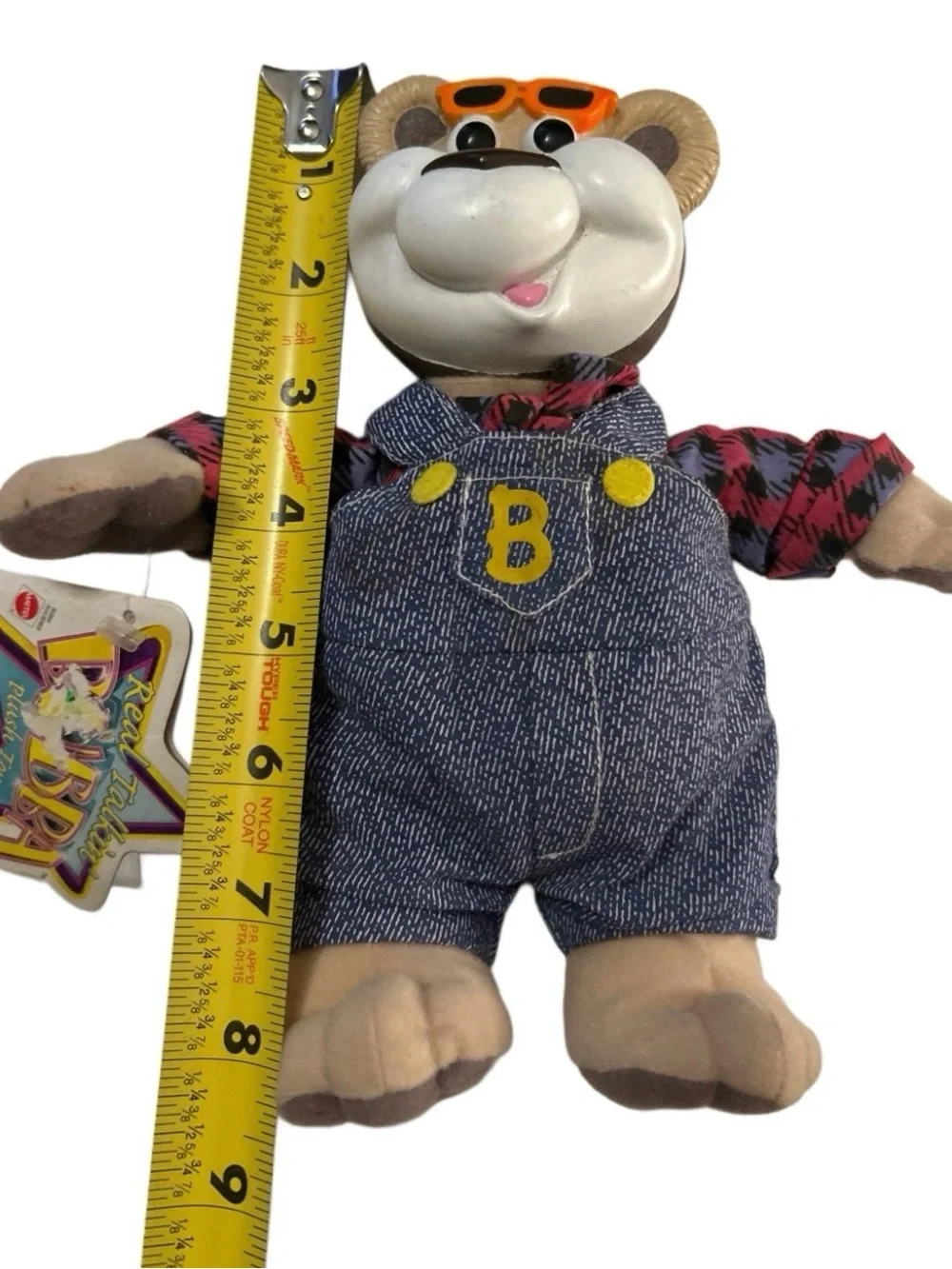 Vintage Talking Bubba Bear Mattel Toy 1999 Stuffed Animal Plush Original Tags